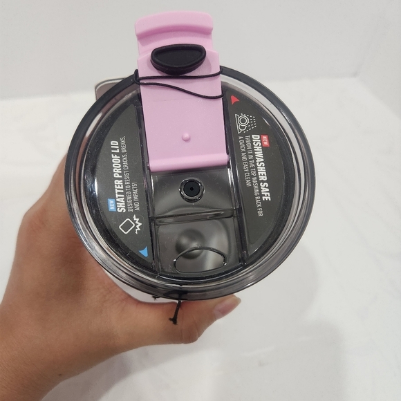 Life Is Good Flip Flops Hot/Cold 25oz Commuter Travel Mug Stainless Steel Pink‎ - Picture 3 of 8